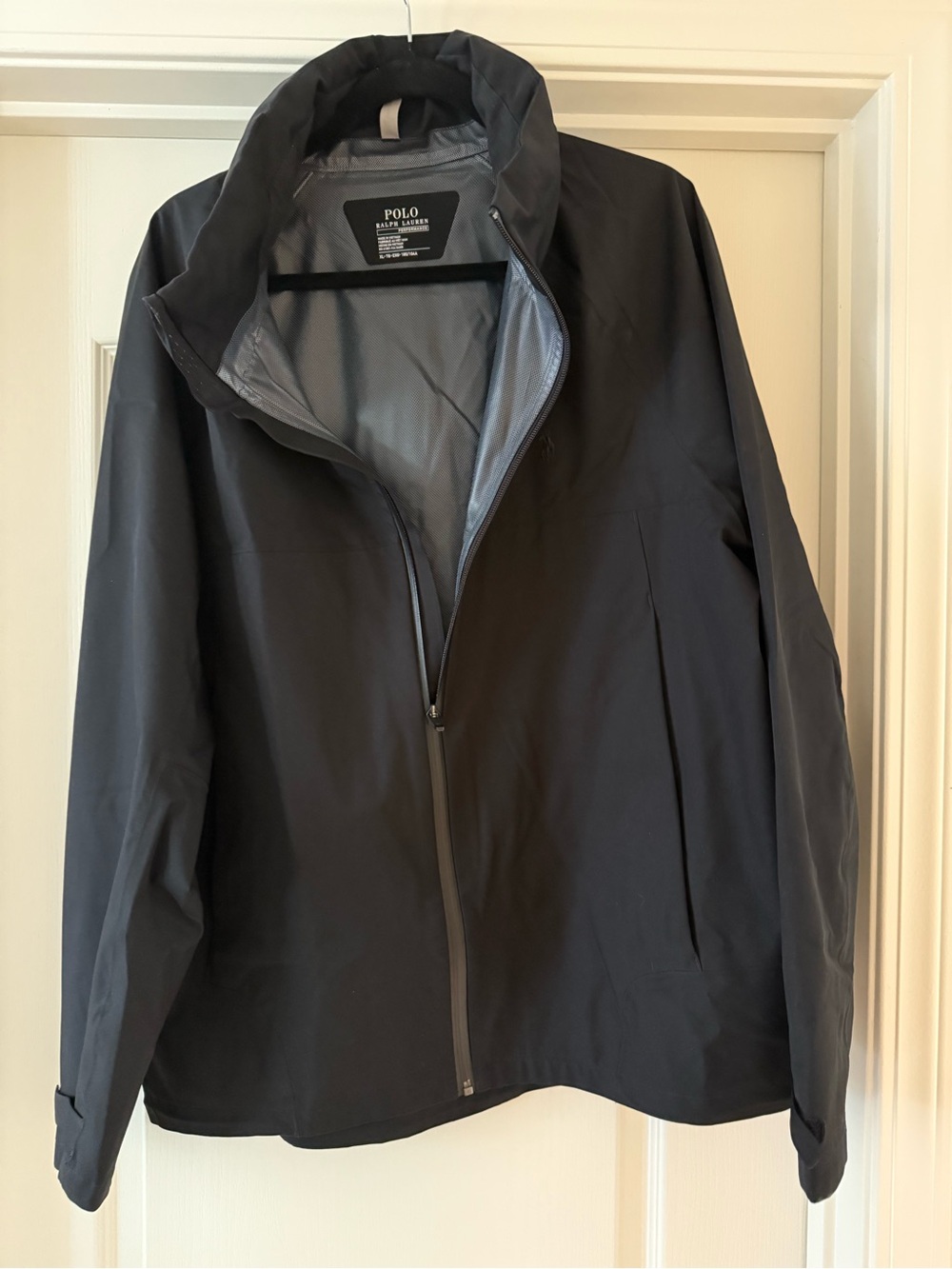 Polo by Ralph Lauren Black Lightweight Zip-Front Jacket